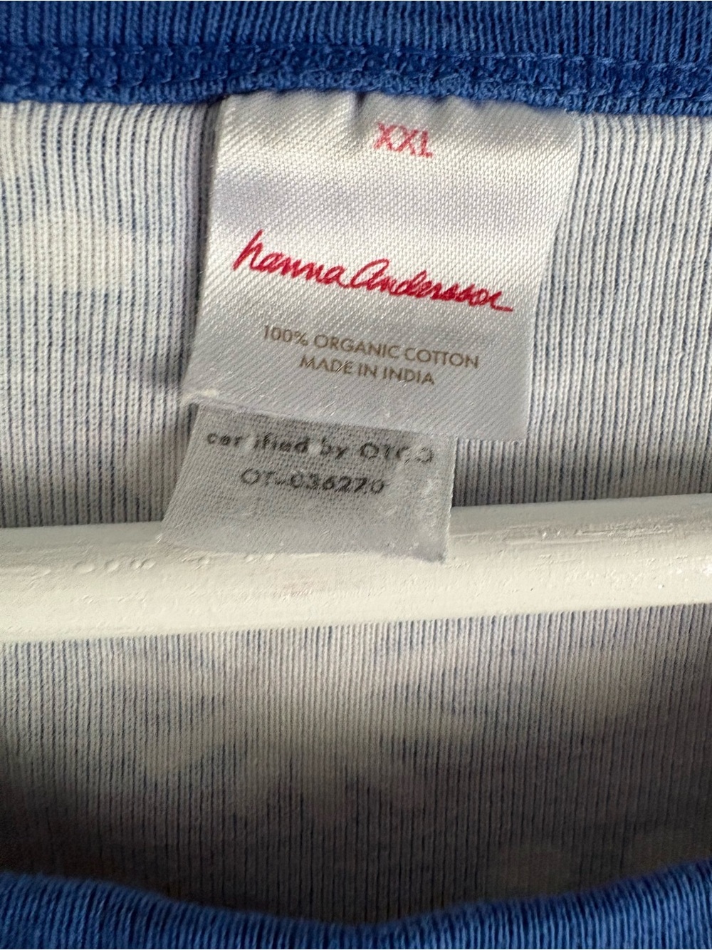 Hanna Andersson XXL Blue White Snowflake Organic Cotton Pajama Set - Picture 4 of 8
